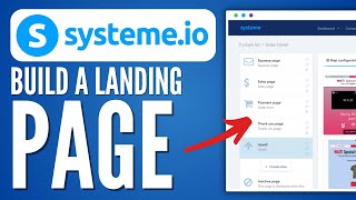 How To Build a Landing Page With Systemeio 2024 Landing Page amp Email Marketing Setup [upl. by Aleedis]