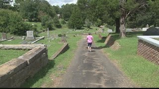 Rose Hill Cemetery offering 1000 after gate tampered with [upl. by Aikehs]