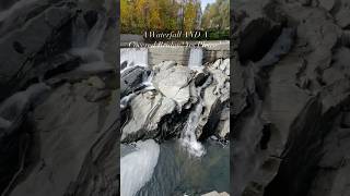 Quechee Covered Bridge waterfall coveredbridge vermont fallfoliage [upl. by Audy90]