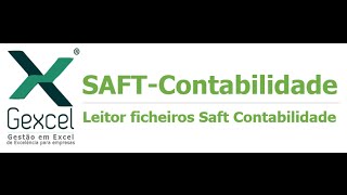 GexcelApp Saft Contabilidade [upl. by Cristiano]