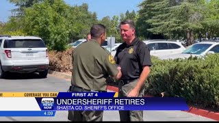 Shasta County Sheriffs Office undersheriff retires [upl. by Naasah]