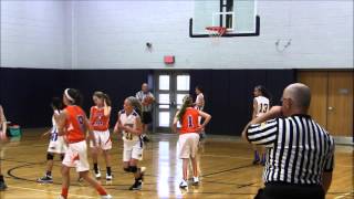 20140518 Perkasie Knights 6th Grade Girls AAU Basketball vs Collegeville Jaguars [upl. by Chu758]