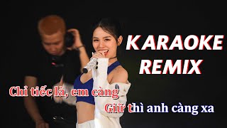 Karaoke Remix  Chỉ tiếc là  Tuệ Ny  Váy cưới em giống như bông tuyết [upl. by Rentschler897]