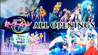 Sailor Moon Crystal ALL OPENINGS [upl. by Weidman]