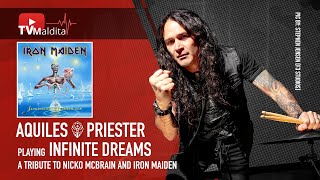 TVMaldita Presents Aquiles Priester playing Infinite Dreams  Iron Maiden To Mr Nicko McBrain [upl. by Alakim]