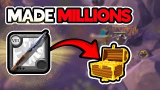 I Made MILLIONS in the Black Zone with Spear  Albion Online [upl. by Llenrep296]