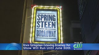 Bruce Springsteen Extending Broadway Run [upl. by Aluino]