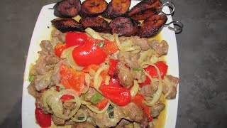 Congolese Food Gizzard Recipe [upl. by Ahsilla]