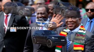 Presidential Style Emmerson MnangagwasMotorcade Features Luxury Vehicles and TopNotch Security [upl. by Aziza]