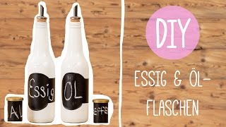 DIY mit Nina Essig und Öl Flaschen aus Altglas [upl. by Zaller]