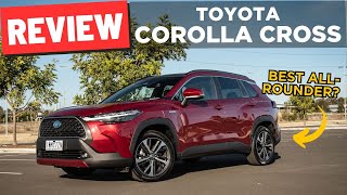 2023 Toyota Corolla Cross Hybrid review Best allround small SUV [upl. by Aipmylo100]