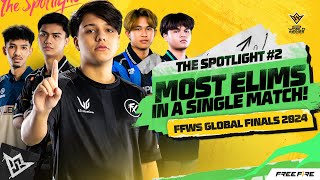 The Spotlight 2 Most Elims In A Single Match  Top 5 Highlights Week 2  FFWS GF 2024 [upl. by Hunter]