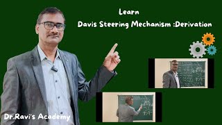 Davis Steering MechanismDerivation [upl. by Nayt]