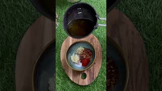 Chilli oil easy recipe with home ingredients chilli oil for noodles 🍜 dumplings momos noodle [upl. by Eecyal865]