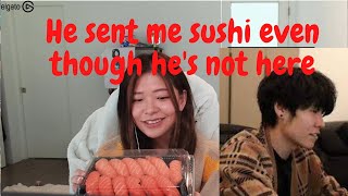 Toast sent Sushi for Miyoung even from Canada [upl. by Proudman]