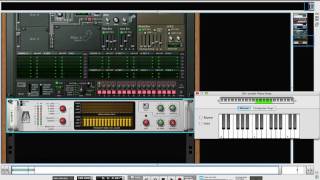 Vocoding with Drums  Propellerhead Record  Reason [upl. by Kalb]