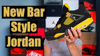 HOW TO NEW BAR LACE JORDAN 4s  AIR JORDAN 4 LACE STYLE [upl. by Bernete]