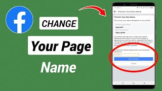 How to CHANGE Facebook Page Name 2024  change facebook page name [upl. by Eendyc]