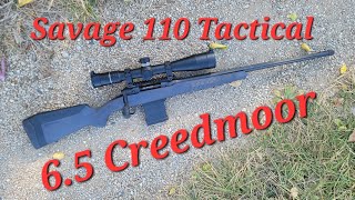 Savage 110 Tactical in 65 Creedmoor overview [upl. by Junko]