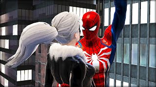 SpiderMan amp Black Cat  All ScenesMoments from SpiderMan Web of Shadows [upl. by Sukey517]