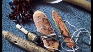 BullRoarers Bird Whistle Flute and Deer Rattle [upl. by Enar]