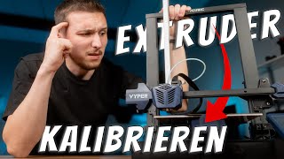 Extruder Kalibrieren  Tutorial  ESteps einstellen für perfekte Druckergebnisse [upl. by Ateekal]