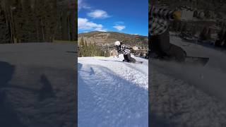 Snowboard Carving Keystone River Run [upl. by Aihceyt]