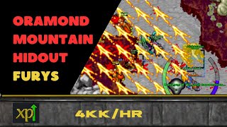 Tibia RP 450  Oramond Mountain Hideout  Fury  52kkhr [upl. by Anelliw]