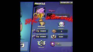 Next season  Next World record☠️ brawlstars bs [upl. by Cortney]