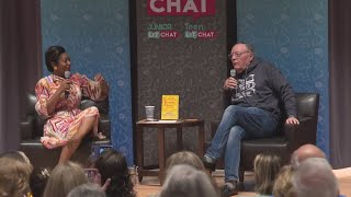 Popular author James Patterson packs Main Library in Downtown Jacksonville [upl. by Ekle]