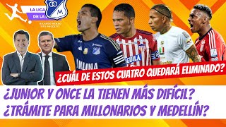 ¿Quedará Eliminado Millonarios Junior Medellín u Once Caldas ¿PT Invisible Para LaLigaDeLaLiga [upl. by Nanaj]