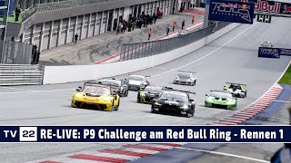 MOTOR TV22 RELIVE P9 Challenge Rennen 1 am Red Bull Ring 2023  Porsche amp Lamborghini [upl. by Allerim]