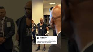 Lennox Lewis amp Evander Holyfield supporting Mike Tyson before Jake Paul fight [upl. by Etteval]