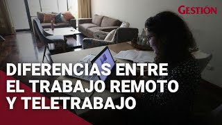 Trabajo remoto y teletrabajo ¿en qué se diferencian [upl. by Demodena781]