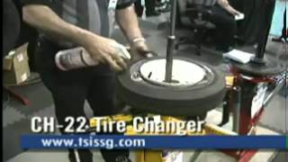 CH 22 Manual Tire Changer Tire Service Equipment www tsissg com [upl. by Aicnilav]