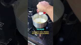 Como fazer brigadeiro  PARTE 2 brigadeiro chocolate receitadebrigadeiro [upl. by Alekahs]