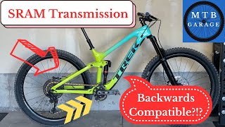 Is SRAM Transmission Backwards Compatible YESKind of [upl. by Cosimo]