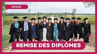 Cérémonie de remise des diplômes Wine School – Promotions 2023 [upl. by Nnylyahs514]