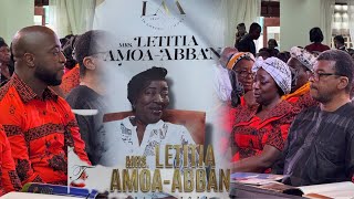 Burial Service of Dr Kofi Abban Läte Mother Mrs Leticia AmoaAbban  Těars all Over [upl. by Deva]