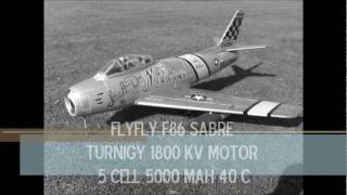 FLYFLY F86 SABRE EDF [upl. by Metzger197]