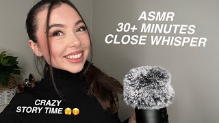 ASMR 30 MINS CLOSE WHISPERING  story time [upl. by Vivianna]