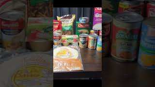 7 DAYS OF MEALS FOR 1 A DAY PREPPER PANTRY food [upl. by Narej]