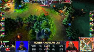 DIG vs CRS  LCS 2013 NA Spring W4D1 English [upl. by Marka122]