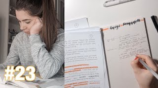 Дневник выпускницы 23 мотивация для учебы продуктивный влог Study with me [upl. by Denney]