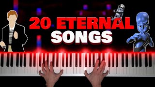 20 ETERNAL SONGS ON PIANO 🎹 80s  2000s [upl. by Glassco]