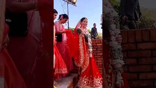 बिवाह गरिन शृङ्खलाले  Shrinkhala Khatiwada Marriage video 2023sambhav sirohiyanew video [upl. by Yelrehs]