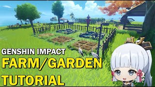 FARMGARDEN TEAPOT BUILD TUTORIAL New Inazuma Update  Genshin Impact [upl. by Viva838]