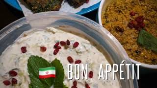 Mastokhiar  recette traditionnelle iranienne de tzatziki [upl. by Aufmann]