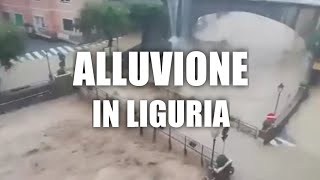 ULTIMA ORA ALLUVIONE IN LIGURIA PARLA FURIO TRUZZI [upl. by Htebarual]