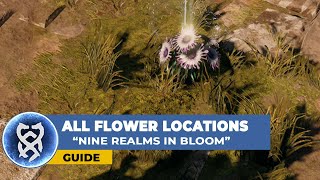 God of War Ragnarok Flower Locations  All 9 Flowers for Nine Realms in Bloom [upl. by Nnil]